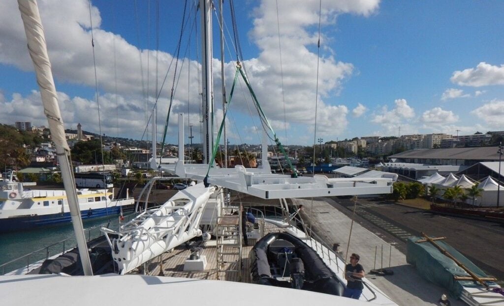 Photo du projet de rétro-ingénierie en cours en collaboration avec les Chantiers de l'Atlantique
