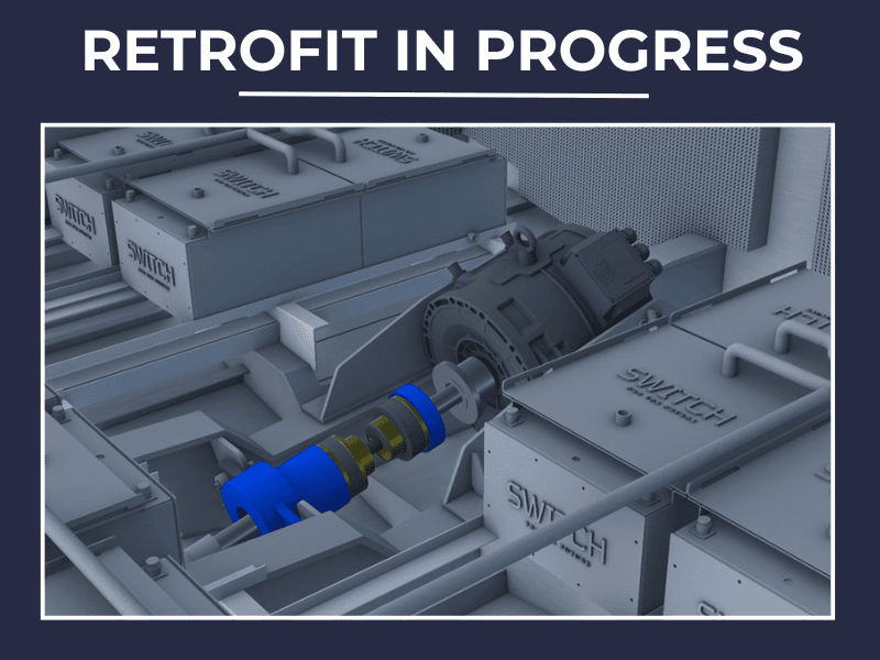 image rétrofit in progress site
